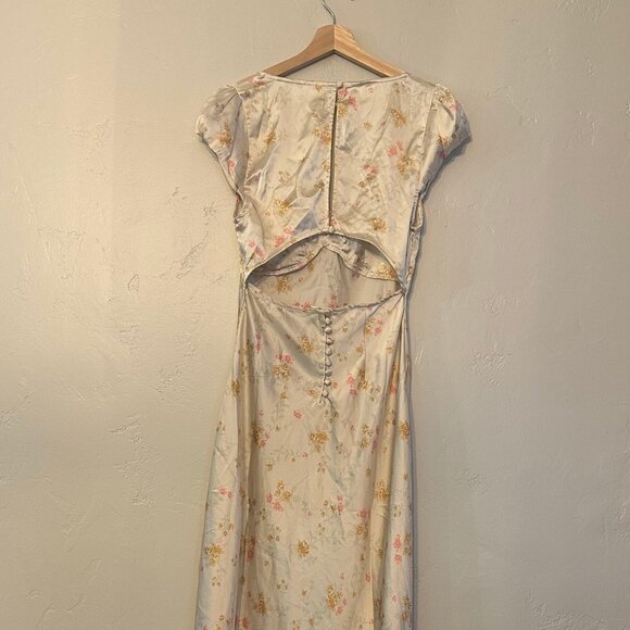 Free People Butterfly Babe Midi Dress Sz Small - Picture 6 of 9
